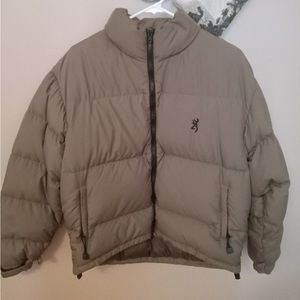 Mens size small Browning bubble jacket .